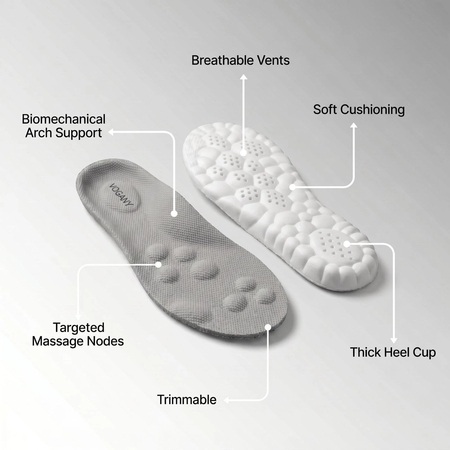 4D massasje såler - Gå med komfort 
