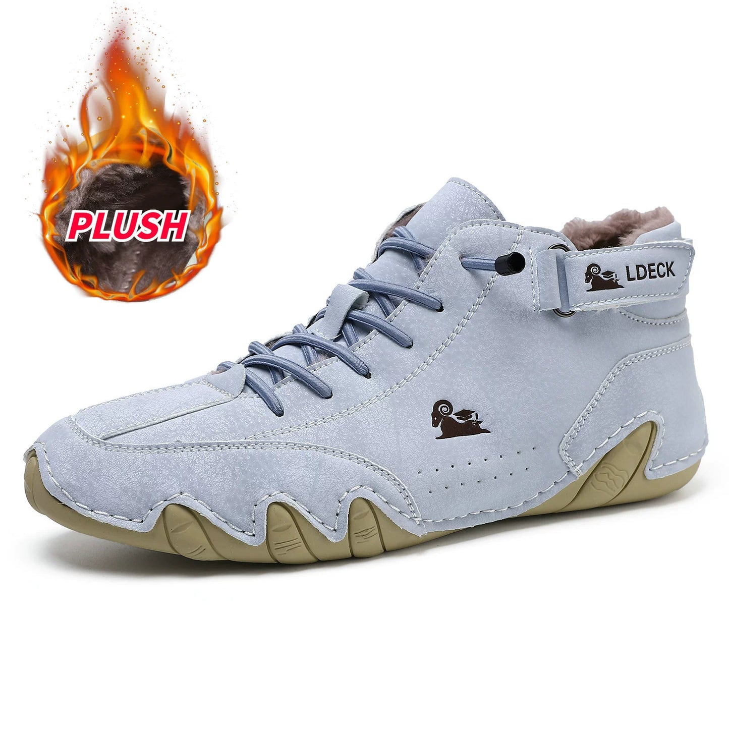 VogLdeck 3.0 – Calçado ortopédico de inverno forrado com pele 