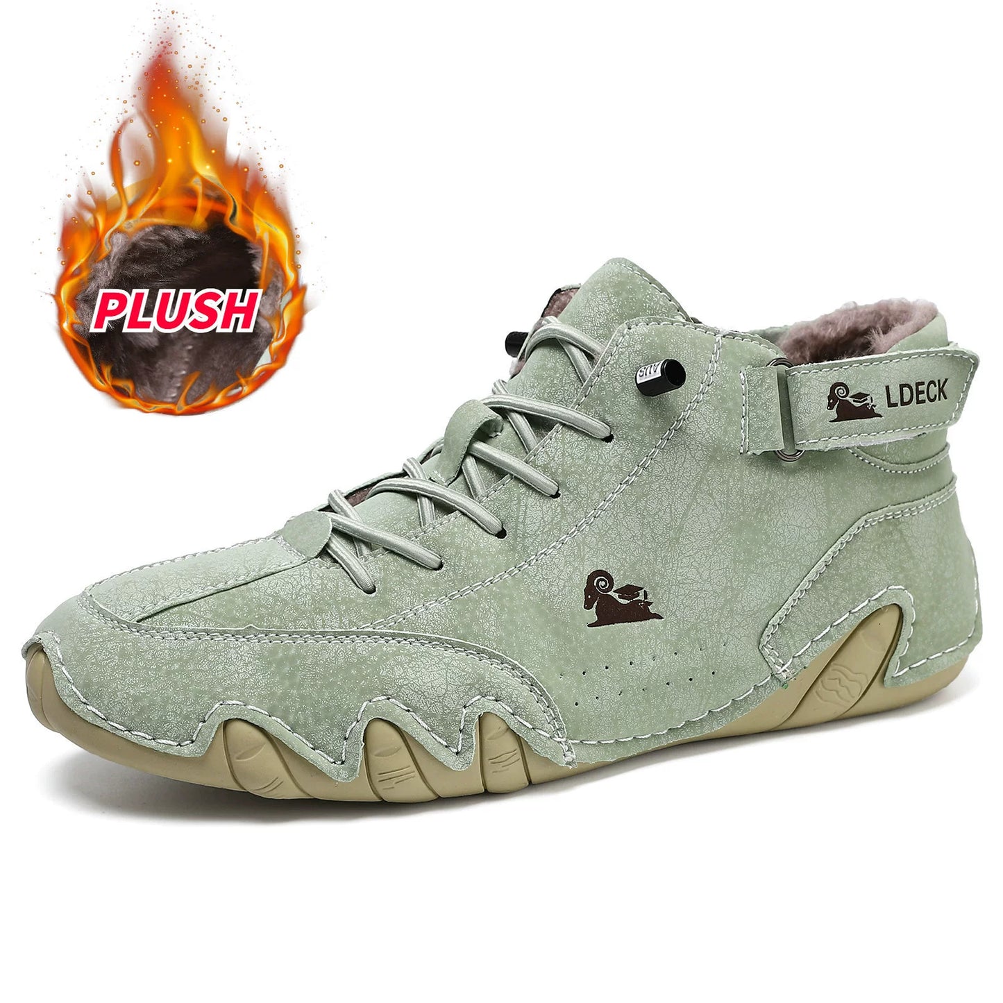 VogLdeck 3.0 – Calçado ortopédico de inverno forrado com pele 