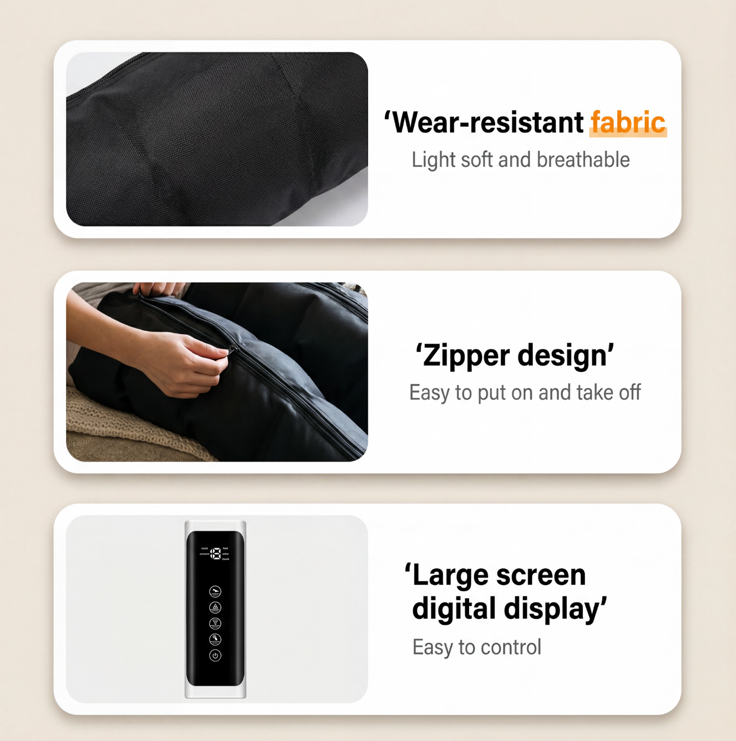 Compressiemasseur - Volledige Benen 360° 