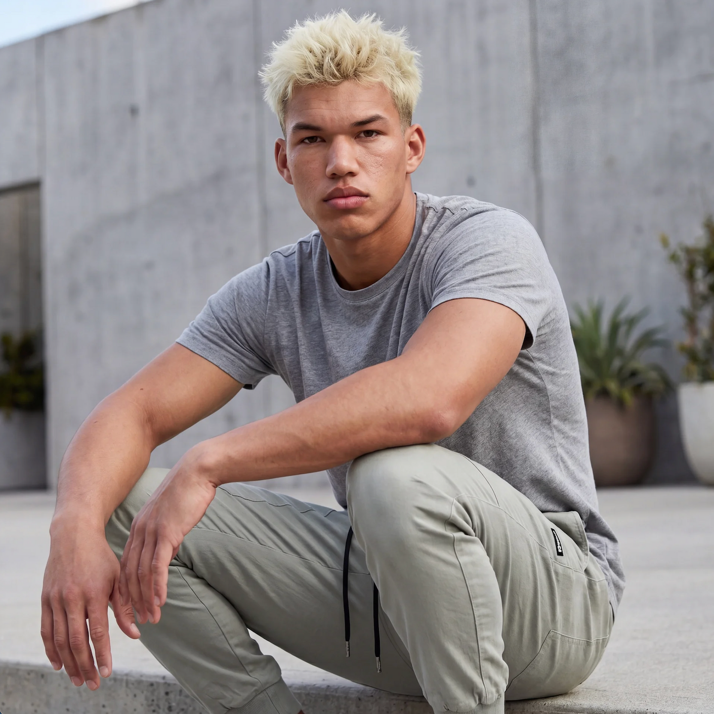 大容量の収納ができる快適なカーゴパンツ 