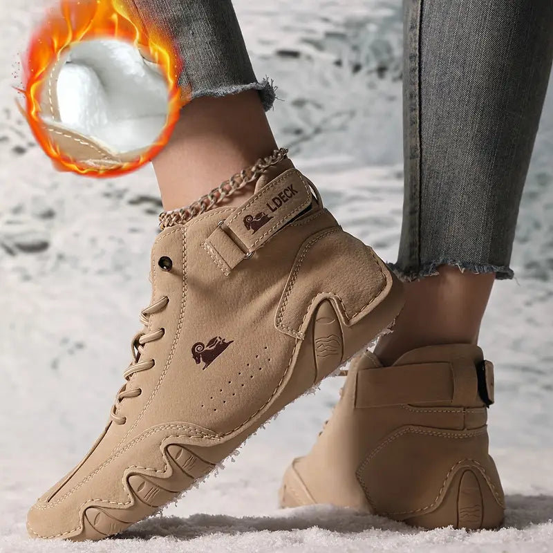 VogLdeck 3.0 – Zapatos ortopédicos de invierno forrados de piel 